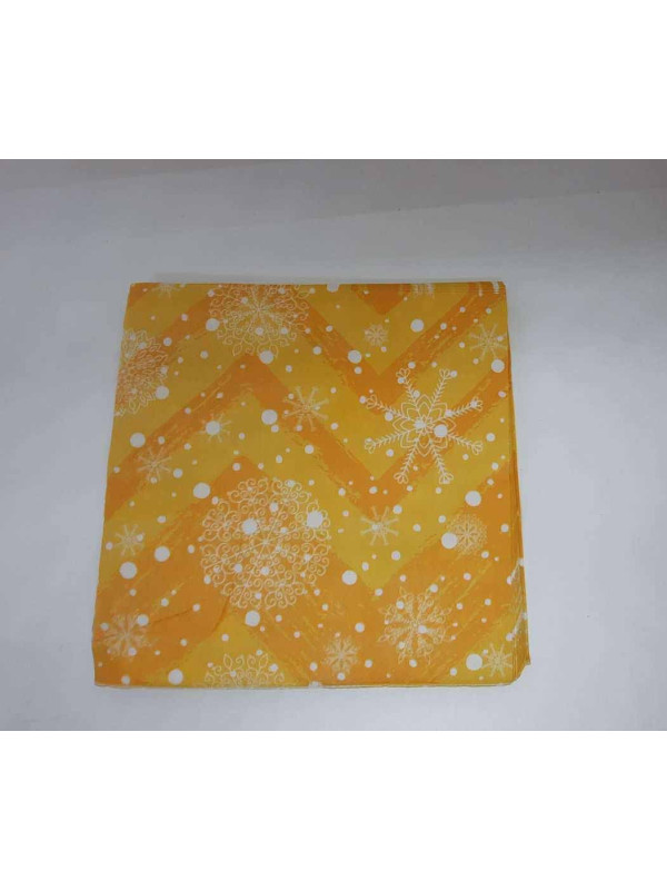 Servilletas navideñas dorada