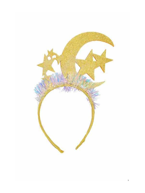 Diadema luna y estrellas