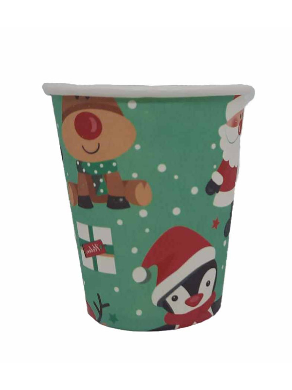 Vaso pingüinos navideños