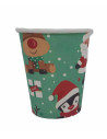 Vaso pingüinos navideños
