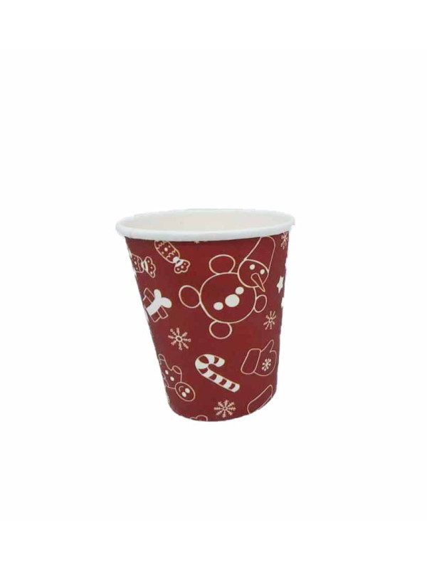 Vasos navideños rojo