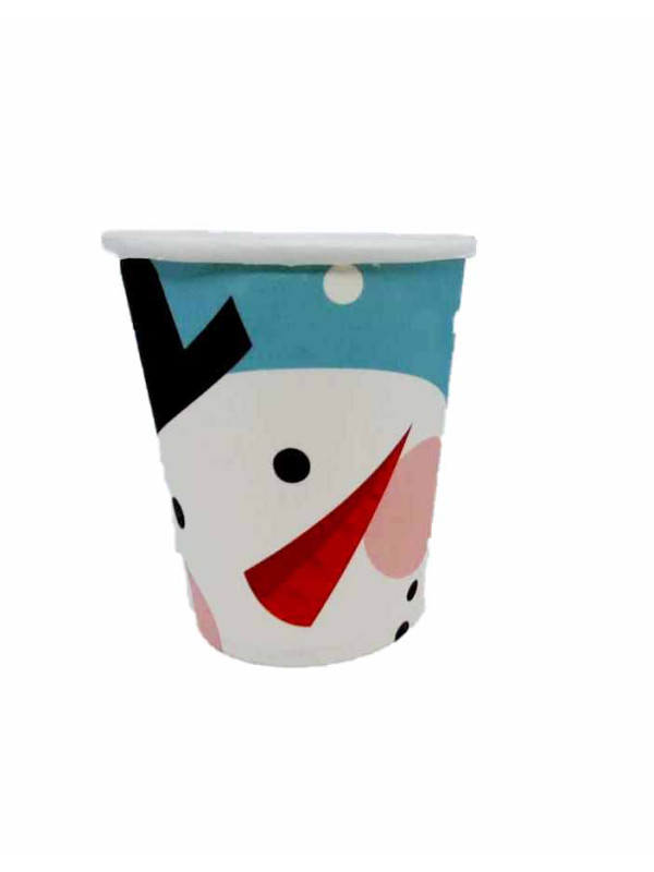 Vasos navideños muñeco navideño