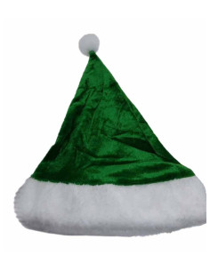 Gorro Papá Noel verde para bebé