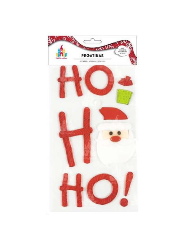 Pegatina de gel Ho Ho Ho