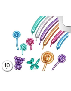 Globos globoflexia metalizados