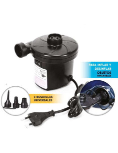 Inflador eléctrico negro