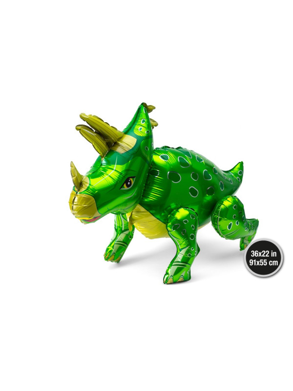 Globo foil Triceratops Dinosaurio