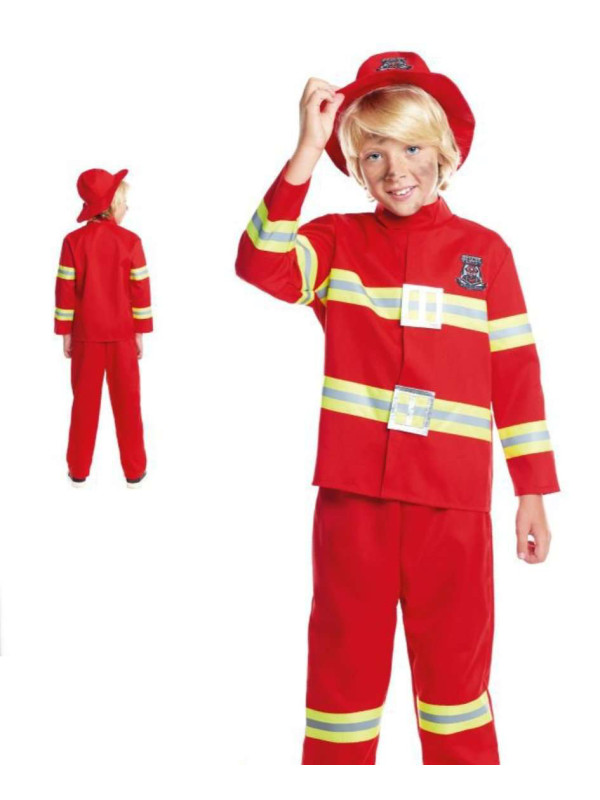 Disfraz bombero infantil