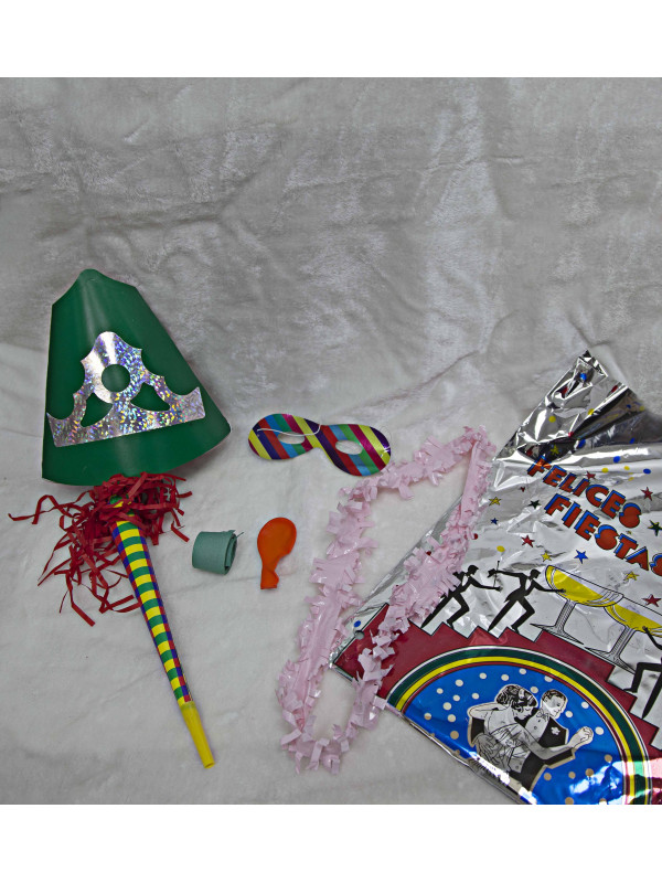 Cotillón popular metalizado