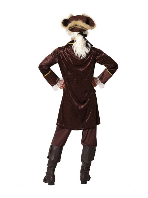Disfraz pirata marrón hombre