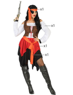 Disfraz pirata talla grande