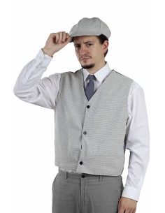 Set años 20 gris para adulto 2