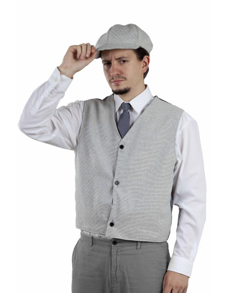 Set años 20 gris para adulto