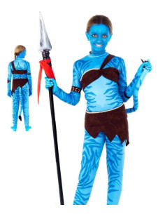 Disfraz de Avatar niña