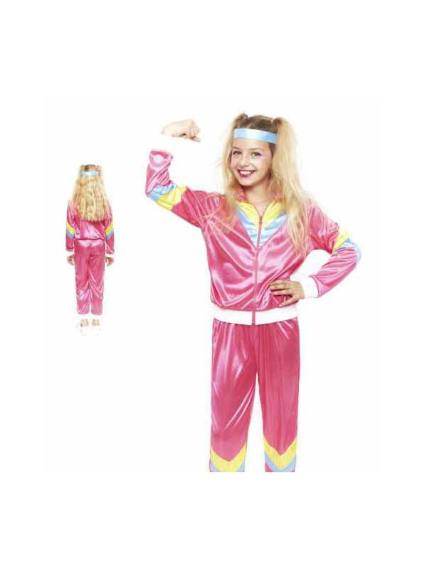 Chandal rosa infantil