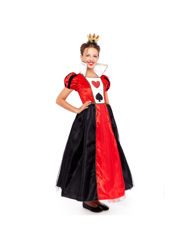 Disfraz Reina de corazones para niña