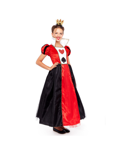 Disfraz Reina de corazones para niña