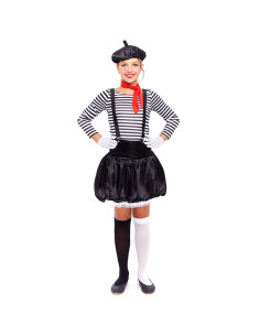 Disfraz mimo Parisina niña