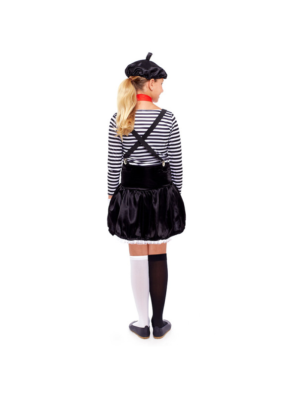 Disfraz mimo Parisina niña