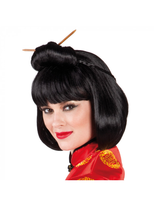 Peluca Geisha deluxe