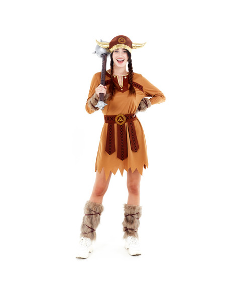 Disfraz vikinga para mujer