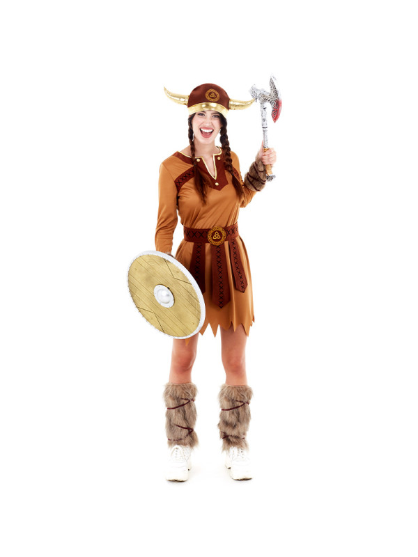 Disfraz vikinga para mujer