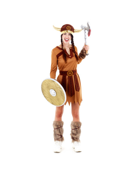 Disfraz vikinga para mujer