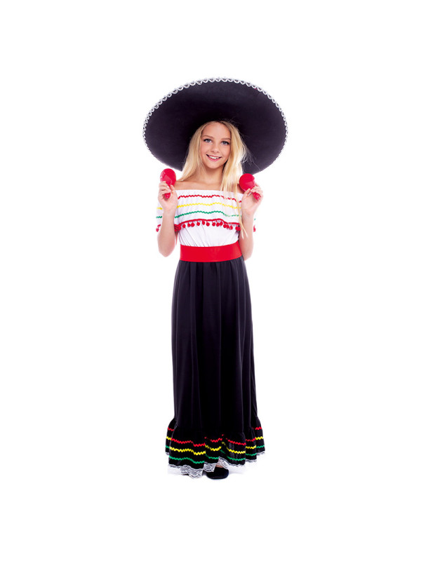 Disfraz mejicana niña
