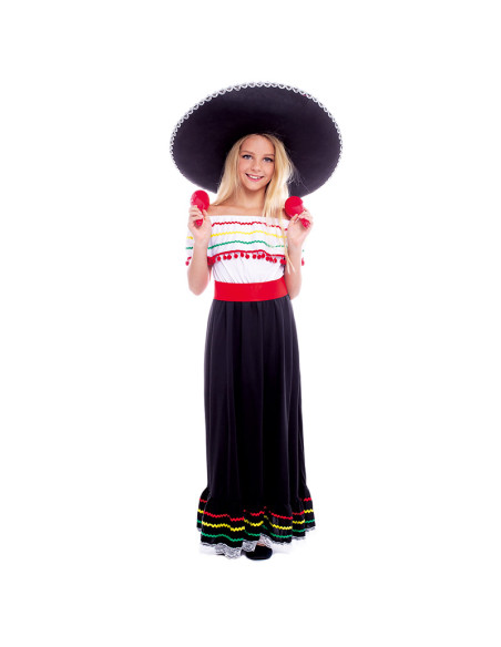 Disfraz mejicana niña