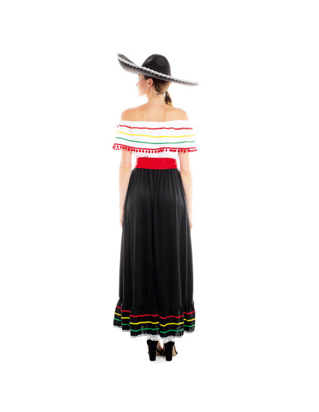 Vestido mejicana para mujer