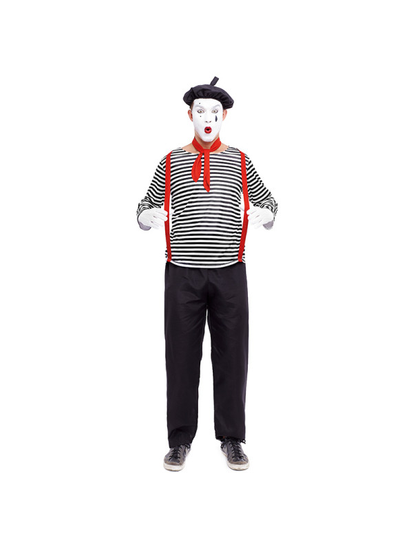 Disfraz mimo para hombre