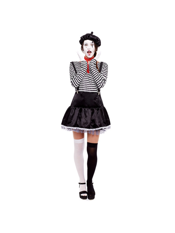 Disfraz mimo para mujer