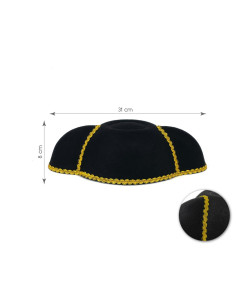 Montera torero con ribetes