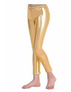 Leggins metalizados adulto