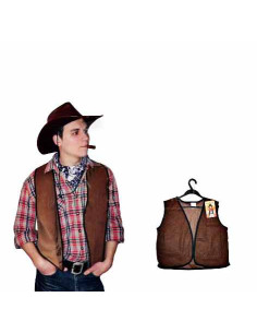 Chaleco vaquero adulto