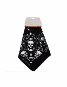 Pañuelo calaveras negro