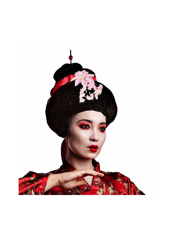 Peluca geisha
