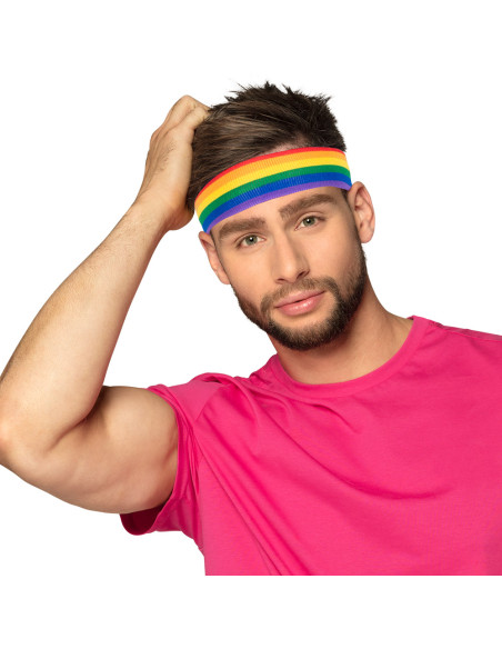 Cinta deportiva arcoíris