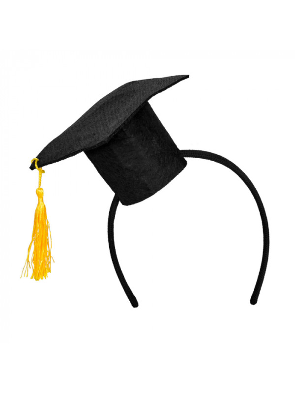 Diadema con mini birrete detalle