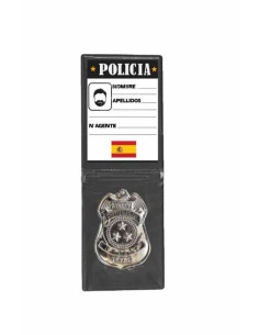 Placa policia bolsillo
