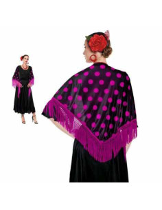 Manton lunares vestido andaluza