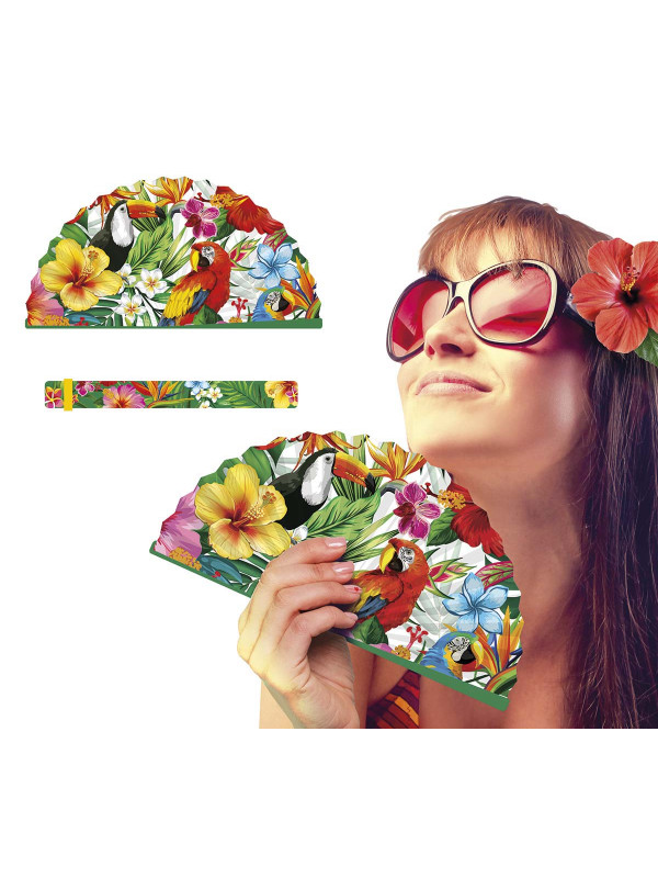 Abanico hawaiano pay pay