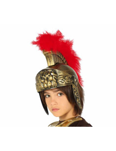 Casco romano infantil con cresta