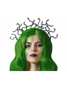 Diadema mujer medusa