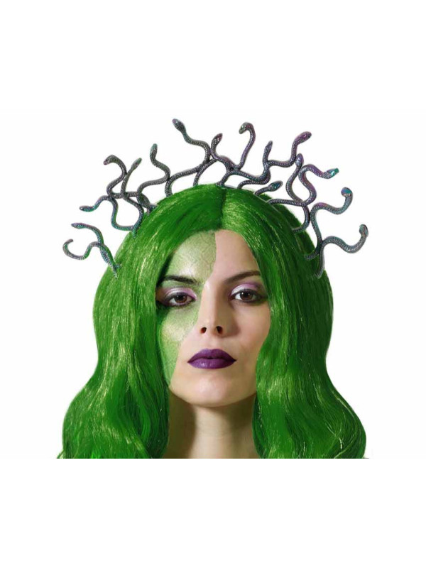 Diadema mujer medusa