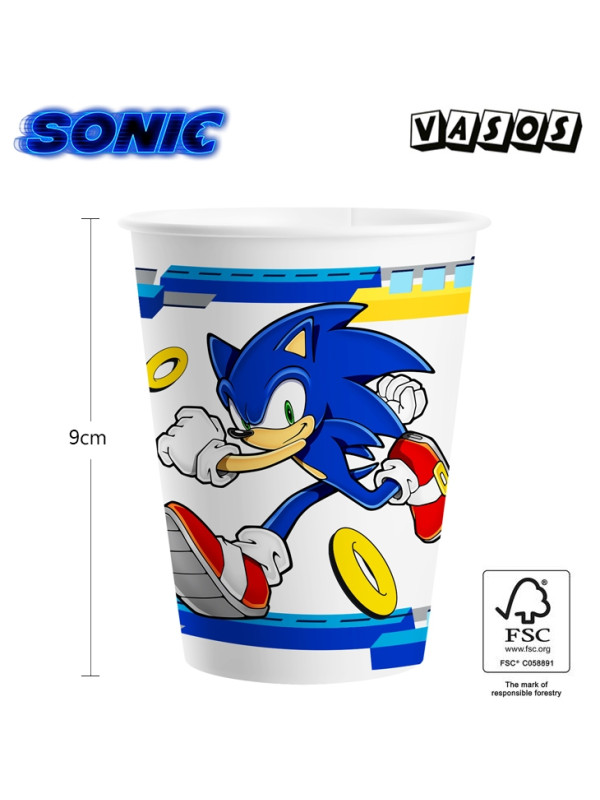 8 Vasos Sonic