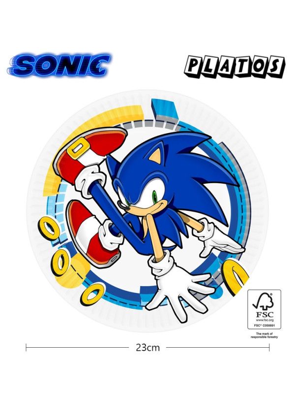8 Platos Sonic