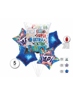 Pack globos súper padre