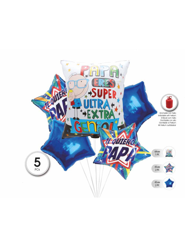 Pack globos súper padre