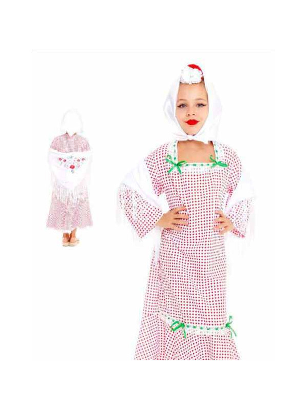 Vestido chulapa lunares infantil